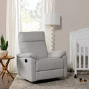 Suzy Recliner and Swivel Glider - Frost Grey