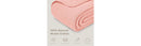 Muslin Blanket Twin 90” x 66” - Lace Pink
