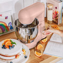 Beautiful 5.3 Qt Stand Mixer in Rose with Flat Beater, Dough Hook, and Balloon Whisk