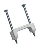 Gardner Bender 1/2 in. W Plastic Cable Staple 1 pk, Pack of 5