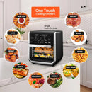 14-Quart Air Fryer Oven Rotisserie Dehydrator - Silver
