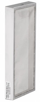 Excel Dryers 3-1/4" x 13/16" x 7-3/4" Metal Mesh Replacement Pre-Filter, Black - 94