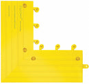Wearwell Outside Corner, PVC, Yellow, 4 PK - 560