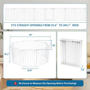 Easy Walk-Thru Safety Gate for Doorways and Stairways