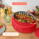 10-in-1 6 Qt Electric Multi-Cooker - Tomato Red