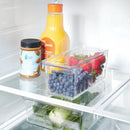 Divided Berry Bin with Lid - Clear Refrigerator Organizer