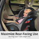 NextFit Max Zip Air Convertible Car Seat - Vero