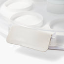 Round Cake Carrier White/Clear