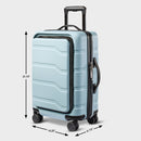 Hardside Carry-On Spinner Suitcase - Muddy Aqua