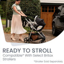 Willow SC Infant Car Seat - Rear Facing Car Seat with Alpine Base - Pindot Onyx