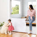 Safety 71" Wide x 33" Tall Retractable Baby Gate - 3118 - White