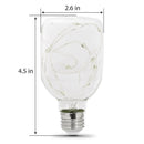 Feit Square E26 (Medium) LED Bulb Multi-Colored 1 Watt Equivalence 1 pk