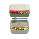 All-in-One Stackable Lunch Box Container - Green