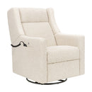 Power Glider Recliner with Heat and Massage - Almond Teddy Loop