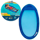 Inflatable Pool Lounge Chair with Headrest - Blue