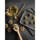 Ready 2pk Cookie Sheets (17"x11" and 15"x10"): Nonstick Carbon Steel Baking Set, Dishwasher-Safe Bakeware