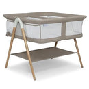 Bondi Beechwood Twin Bassinet with PureAir Breathable Mesh Sheet and FSC-Certified Wood - Tan