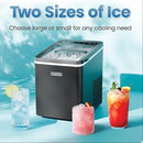 Iceman by Chefman 1 lb Dual-Size Compact Ice Machine, Ice Basket and Scoop
