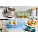 Snap and Nest 2pk Plastic Meal Prep Gallon Food Storage Container Set