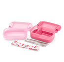 Ello Plastic Lunch Stack Food Storage Container Pink