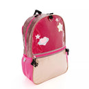 Kids Backpack Set with Lunch Box and Headphones - Red/Gray
