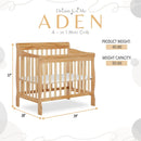 Convertible Mini Crib - Natural Wood