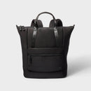 Faux Neoprene Backpack - Black