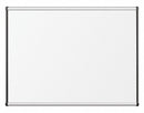MooreCo Gloss-Finish Porcelain Dry Erase Board, Wall Mounted, 36 inH x 48 inW, White - 202OC-01