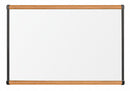 MooreCo Gloss-Finish Porcelain Dry Erase Board, Wall Mounted, 24 inH x 36 inW, White - 202OB-02