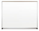 MooreCo Gloss-Finish Porcelain Dry Erase Board, Wall Mounted, 36 inH x 48 inW, White - 202AC
