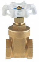 Milwaukee Valve Gate Valve, Lead-Free Brass, NPT Connection Type, Pipe Size - Valves 1/2 in - UP667 1/2"