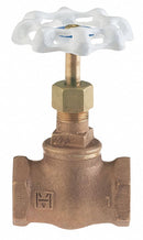 Milwaukee Valve Globe Valve, FNPT x FNPT, Bronze, 1/4 in Pipe Size - Valves - UP502 1/4"