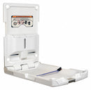 Foundations Baby Changing Station, Vertical, Flush Mount, Polyethylene - 100-EV-BP