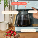 Programmable 12-Cup & Single-Serve Multi-Brew Coffee Maker, Hydrangea by Drew Barrymore - Hydrangea