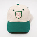 Tennis Hat - Cream/Green