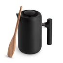 24oz Clara French Press Coffee Maker Matte Black: Stainless Steel, Manual, Permanent Screen Filter, 24 oz Capacity