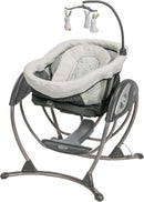 DuoGlider, Swing and Rocker with One-Hand Recline Lever - Grey