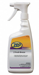 Zep Professional Surface and Air Deodorants, Spray Bottle, 1 qt, Liquid, Pleasant Clean - 1041417