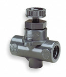 Hayward Needle Valve, Straight, PVC, 1/2 In., FNPT - NVA1050T