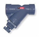 Hayward Check Valve, 2 in, Single, Inline Spring, PVC, FNPT x FNPT - SLC10200TE