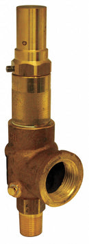 Apollo Bronze Safety Relief Valve, MNPT Inlet Type, FNPT Outlet Type - 511FFBKMAA0150