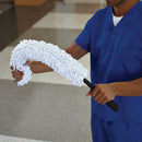 Rubbermaid Duster, Microfiber Head Material, 20" Length, Quick Connect, White - FGQ85200WH00