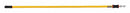 Rubbermaid Extension Handle, Quick Connect Mop Connection Type, Yellow, Metal, 72" to 144" Handle Length - FGQ77000YL00