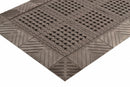 Notrax Drainage Mat, 5 ft L, 3 ft W, 1 in Thick, Rectangle, Black - 620S0035BL