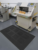 Notrax Drainage Mat, 5 ft L, 3 ft W, 1 in Thick, Rectangle, Black - 620S0035BL