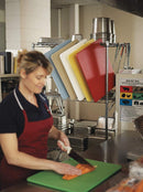 San Jamar Cutting Board, Co-Polymer, Green, 20" Length, 15" Width, 1/2" Thickness - CB152012GN