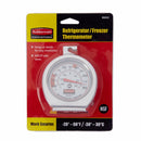 Rubbermaid Refrigerator/Freezer Thermometer, -20 to 80 Temp. Range (F), -30 to 30 Temp. Range (C) - FGR80DC