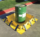 Enpac Snap Wall Containment Berm, 160 gal Spill Capacity, 4 ft Length, 8 ft Width, 8 in Height - 57-488-YE-SU