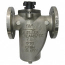 Mueller Steam Specialty Basket Strainer, 304 SS, 4", Flanged, Viton - 4 125F SS