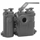 Mueller Steam Specialty 3/4" Duplex Strainer, Threaded, .062" Mesh, 6" Length, Stainless Steel - 3/4 792S-HH SS Duplex Strainer Thd